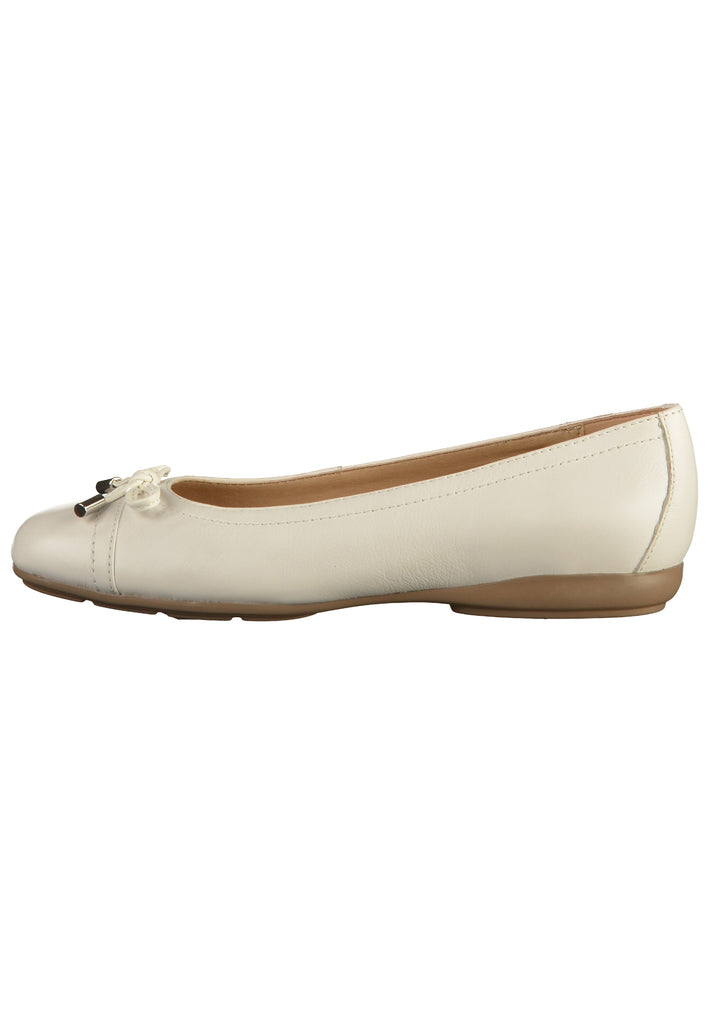 Geox Ballerinas Nappaleder Weiß - surf4shoes