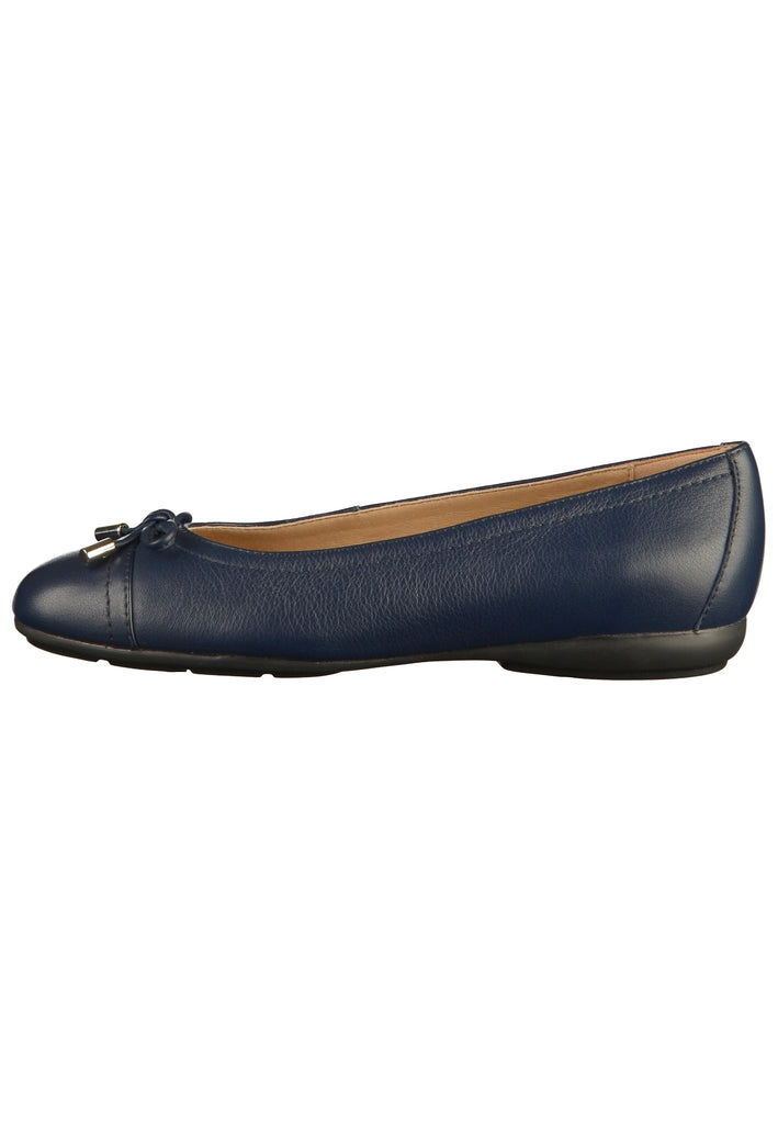 Geox Ballerinas Nappaleder Blau - surf4shoes