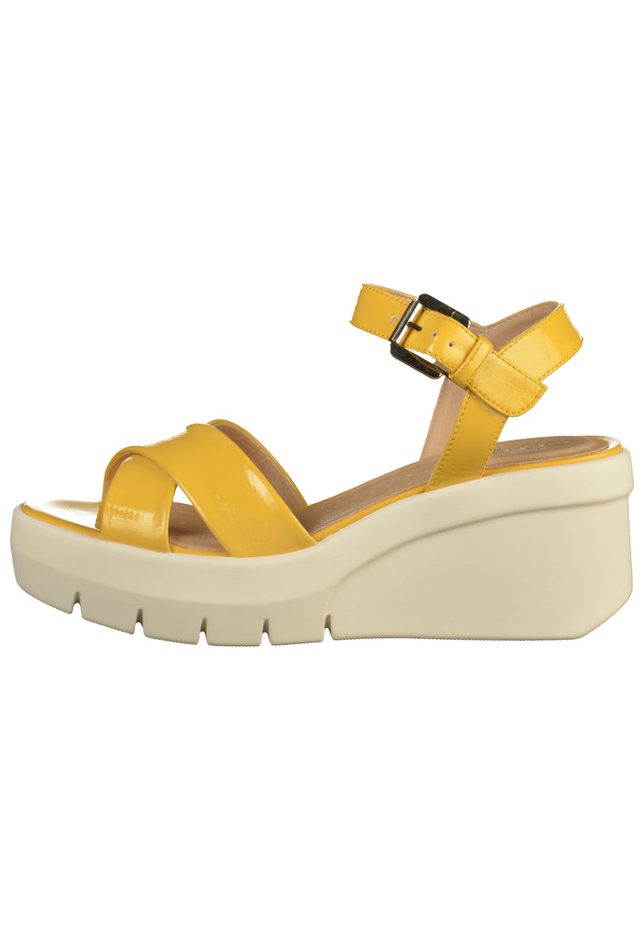 Geox Sandalen Lederimitat Gelb - surf4shoes