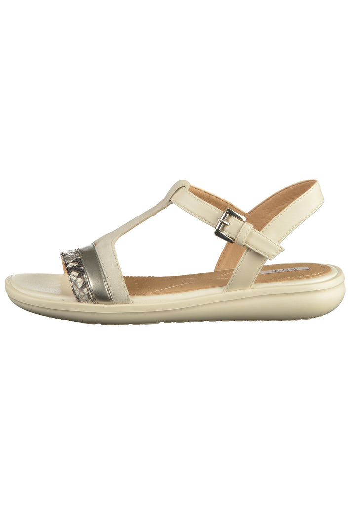 Geox Sandalen Veloursleder Beige - surf4shoes
