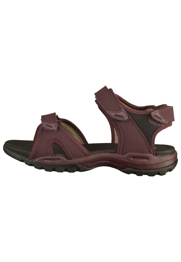 Geox Sandalen Lederimitat/Textil Bordeaux - surf4shoes