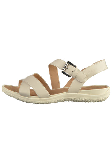 Geox Sandalen Nappaleder Beige - surf4shoes