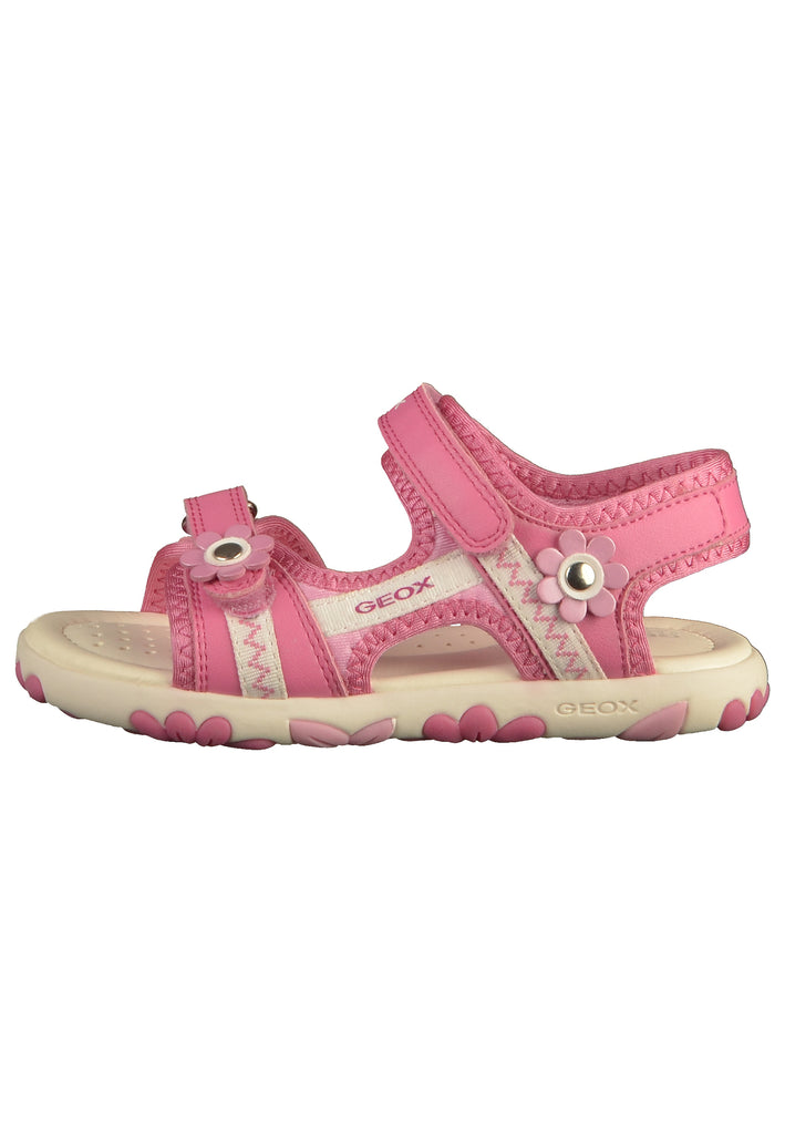 Geox Sandalen Lederimitat/Textil Fuchsia - surf4shoes