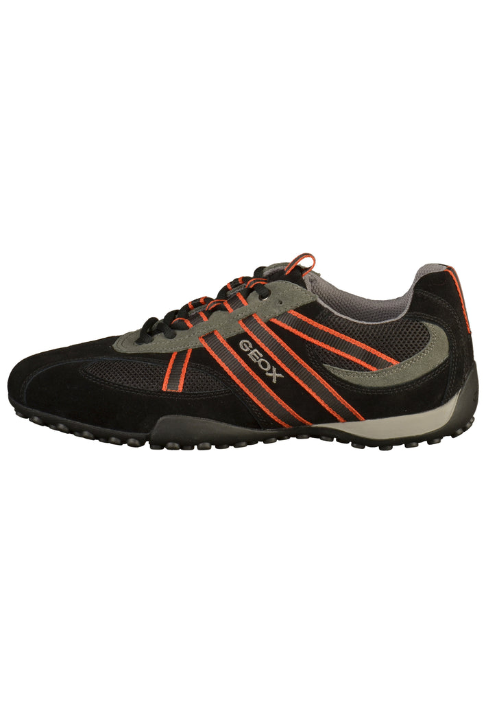 Geox Sneaker Veloursleder/Mesh Schwarz - surf4shoes