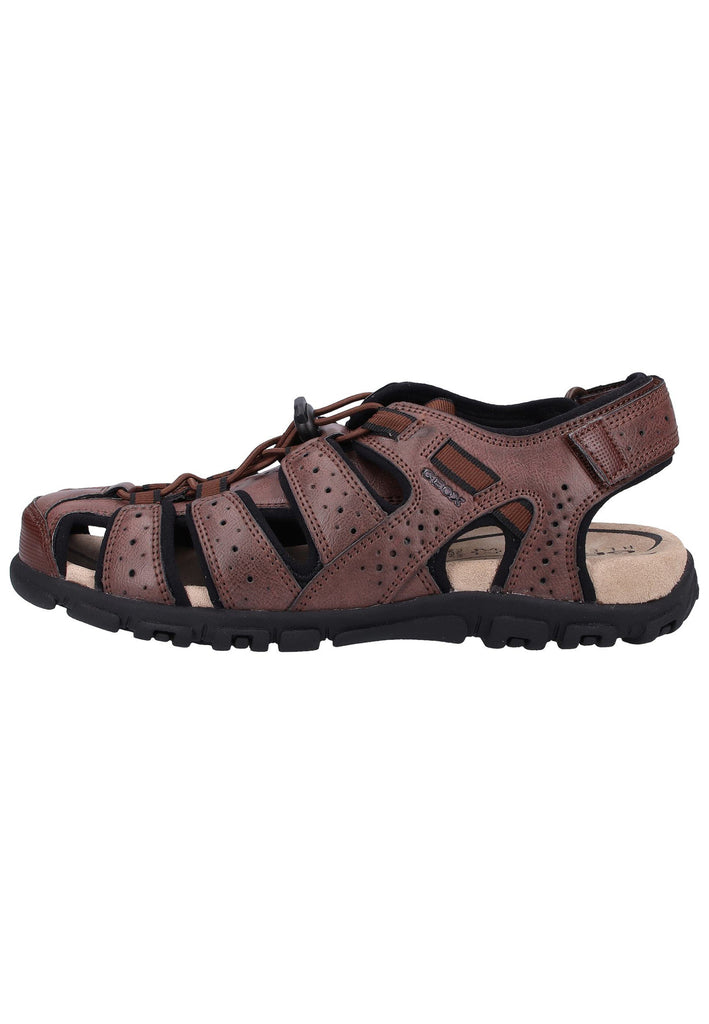 Geox Sandalen Lederimitat Cognac - surf4shoes
