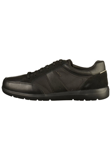Geox Sneaker Leder Schwarz - surf4shoes