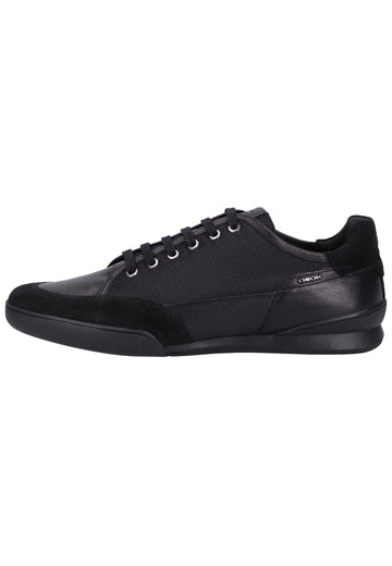 Geox Sneaker Leder/Textil Schwarz - surf4shoes