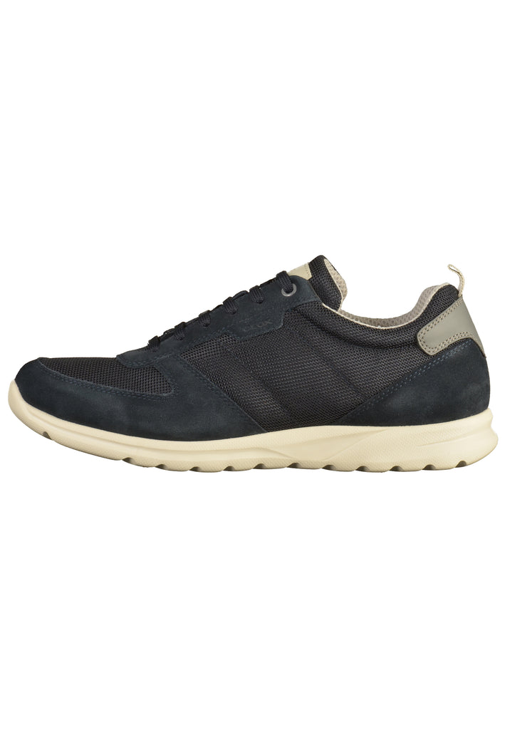 Geox Sneaker Lederimitat/Textil Blau - surf4shoes