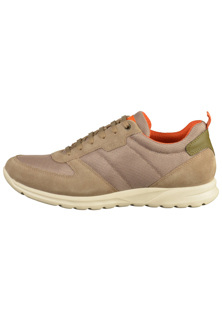 Geox Sneaker Lederimitat/Textil Beige - surf4shoes