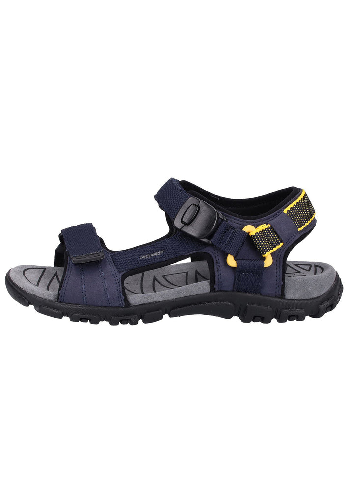 Geox Sandalen Lederimitat/Textil Navy - surf4shoes