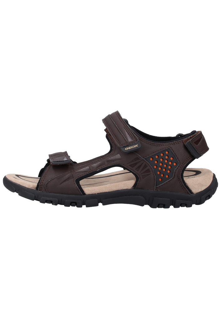 Geox Sandalen Lederimitat Cognac - surf4shoes
