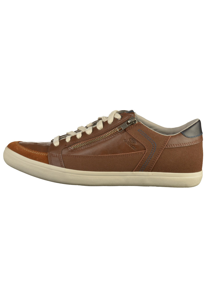 Geox Sneaker Lederimitat Braun - surf4shoes
