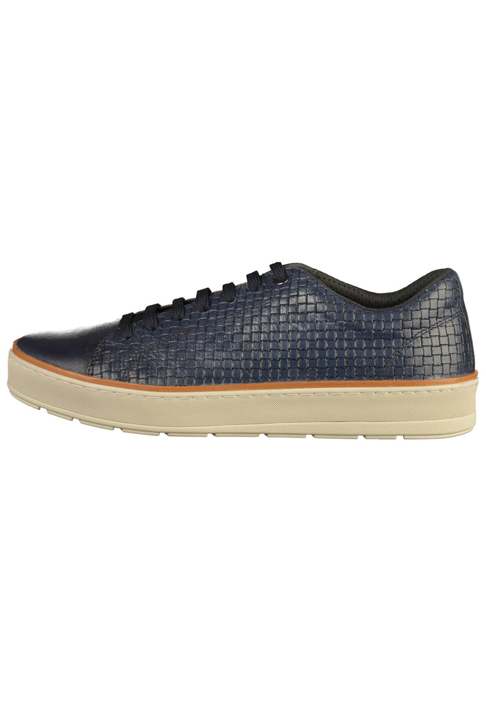 Geox Sneaker Leder Blau - surf4shoes