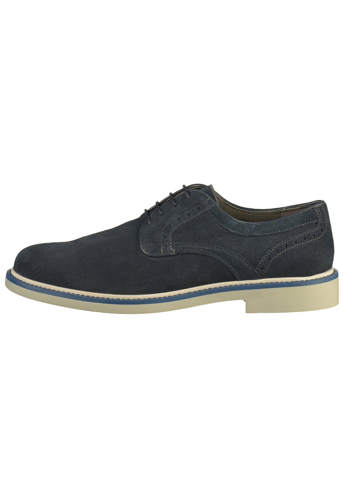 Geox Halbschuhe Veloursleder Blau - surf4shoes
