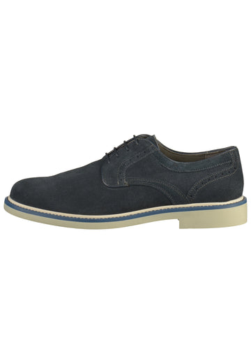 Geox Halbschuhe Veloursleder Blau - surf4shoes