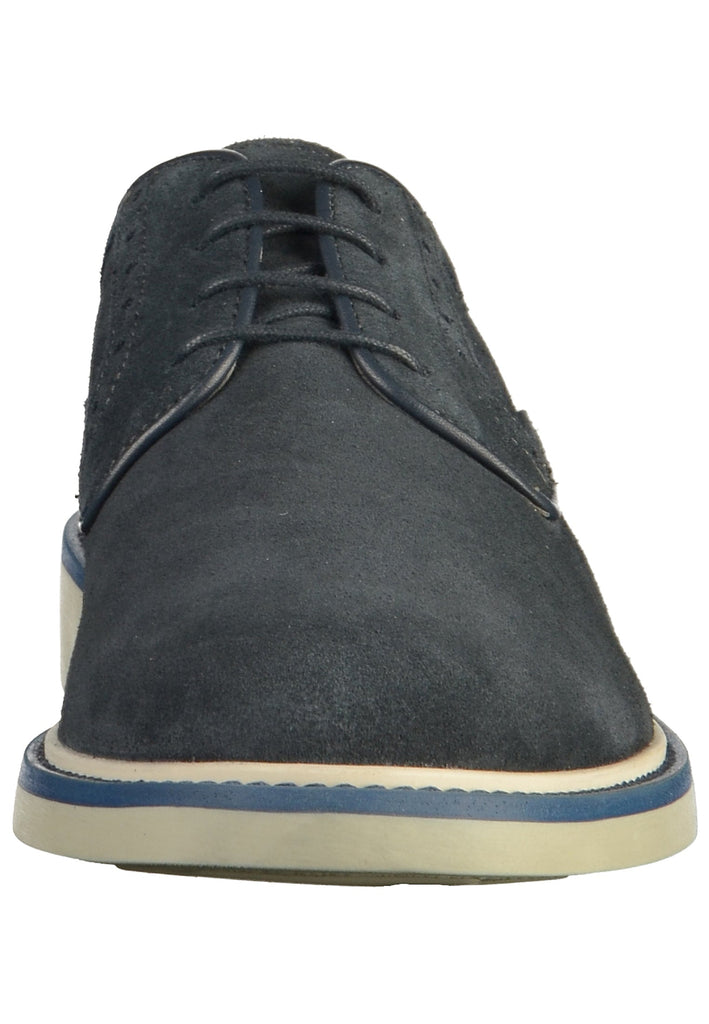 Geox Halbschuhe Veloursleder Blau - surf4shoes