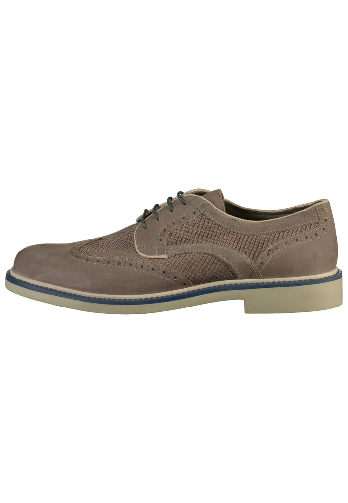 Geox Halbschuhe Leder Grau - surf4shoes
