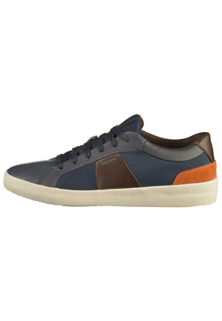 Geox Sneaker Leder/Textil Navy - surf4shoes