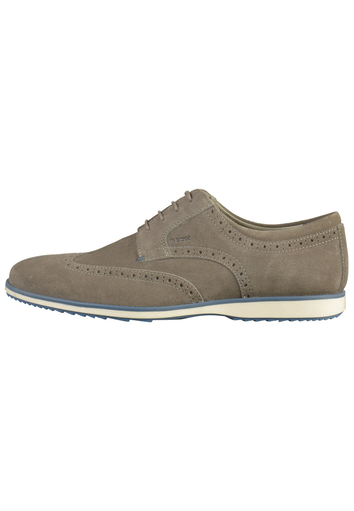 Geox Halbschuhe Veloursleder Grau - surf4shoes