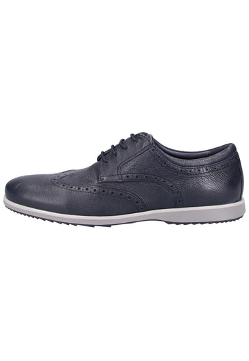 Geox Halbschuhe Leder Blau - surf4shoes