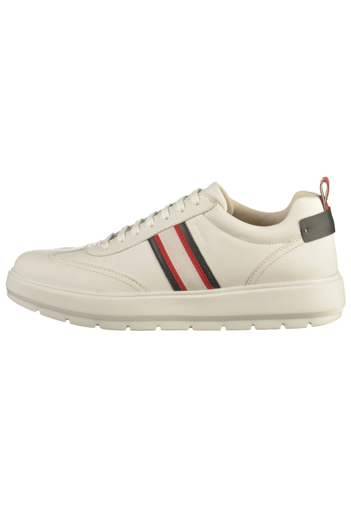 Geox Sneaker Leder Weiß/Blau - surf4shoes