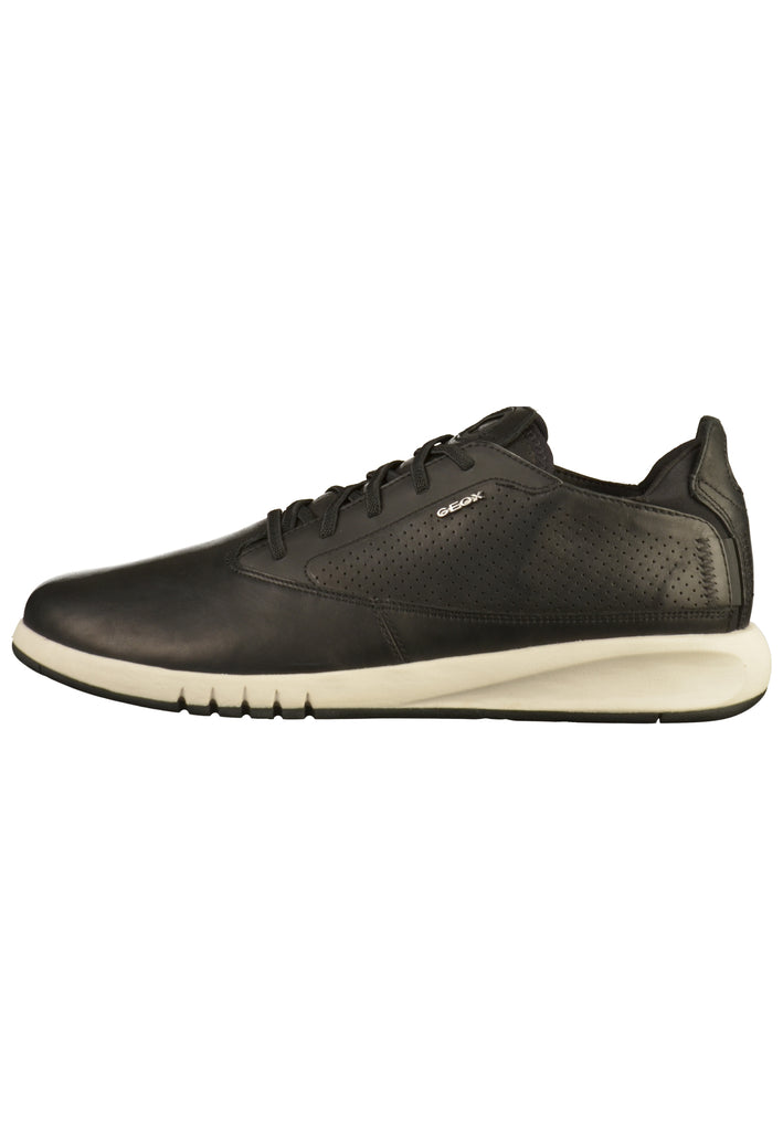 Geox Sneaker Leder Schwarz - surf4shoes