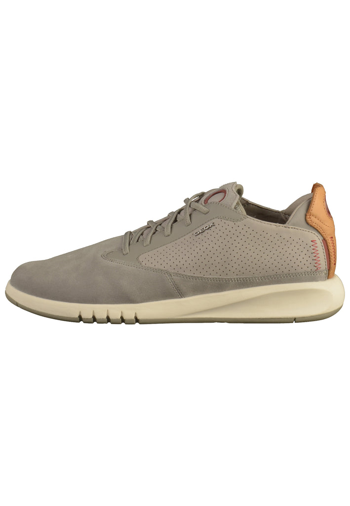 Geox Sneaker Veloursleder/Textil Stone - surf4shoes
