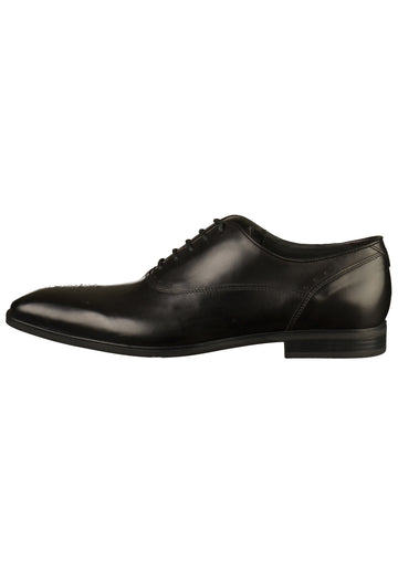 Geox Businessschuhe Glattleder Schwarz - surf4shoes