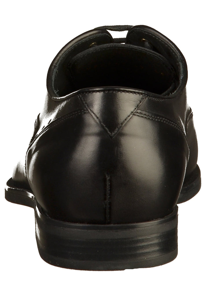 Geox Businessschuhe Glattleder Schwarz - surf4shoes