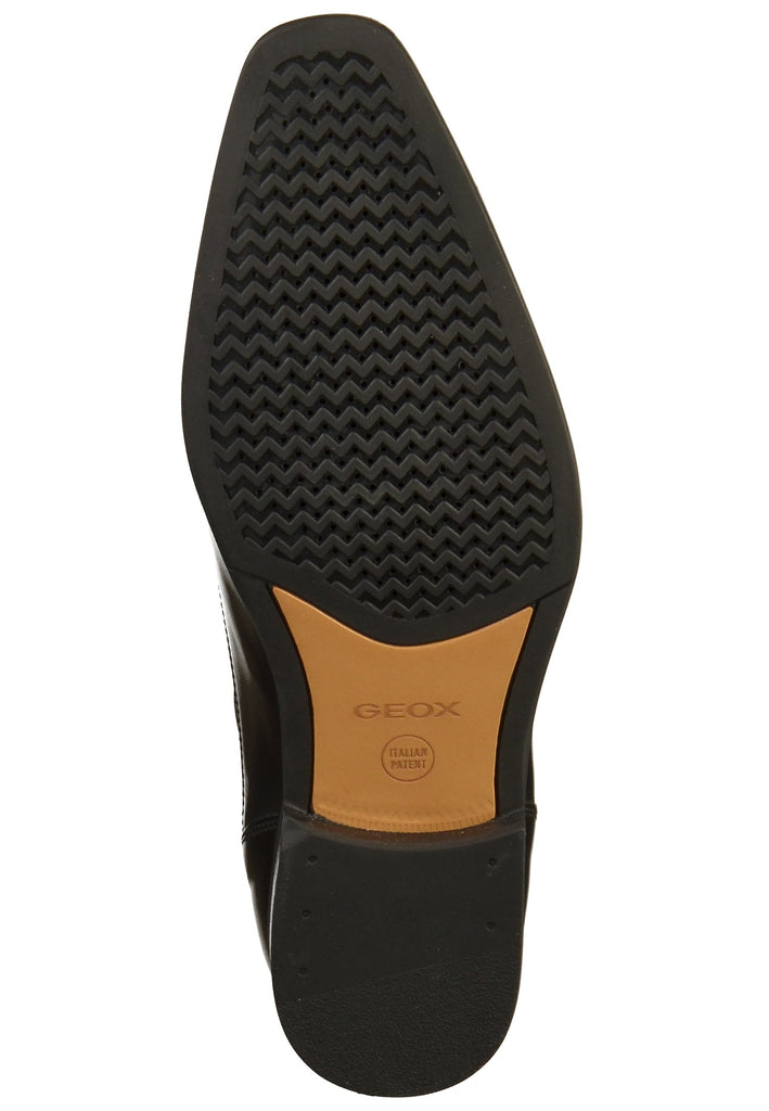 Geox Businessschuhe Glattleder Schwarz - surf4shoes