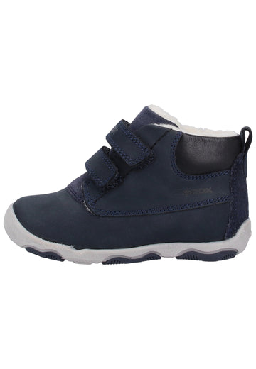 Geox Sneaker Nubukleder Blau Warmfutter - surf4shoes