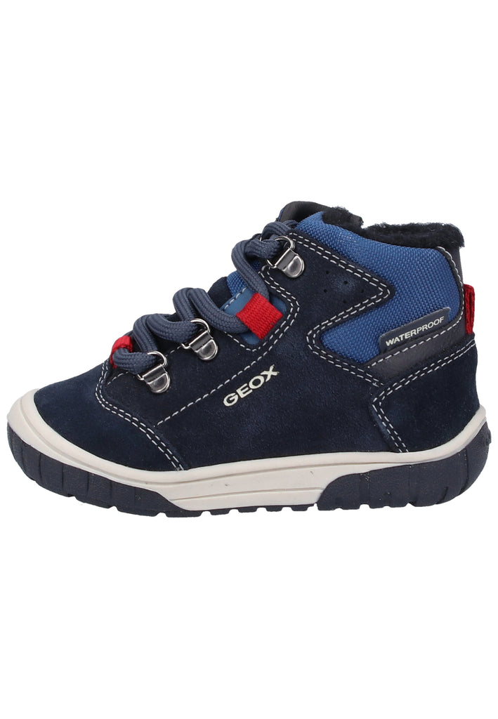 Geox Stiefel Veloursleder/Textil Blau Warmfutter - surf4shoes