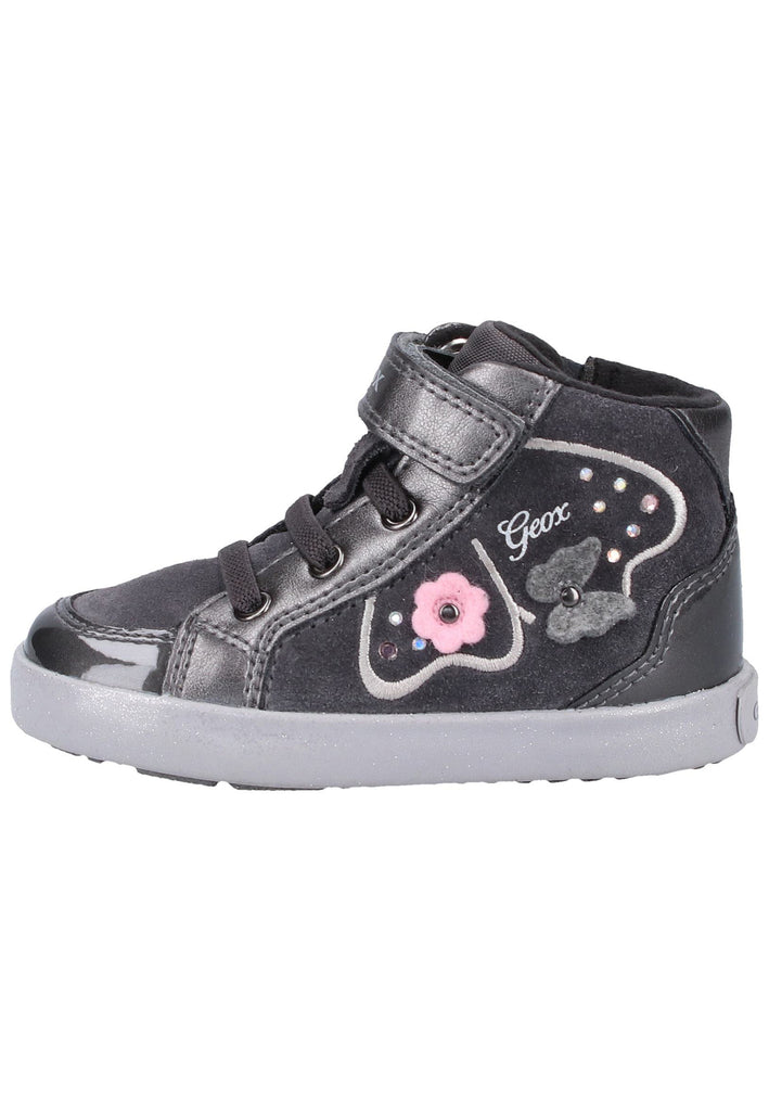 Geox Sneaker Veloursleder/Textil Dunkelgrau - surf4shoes