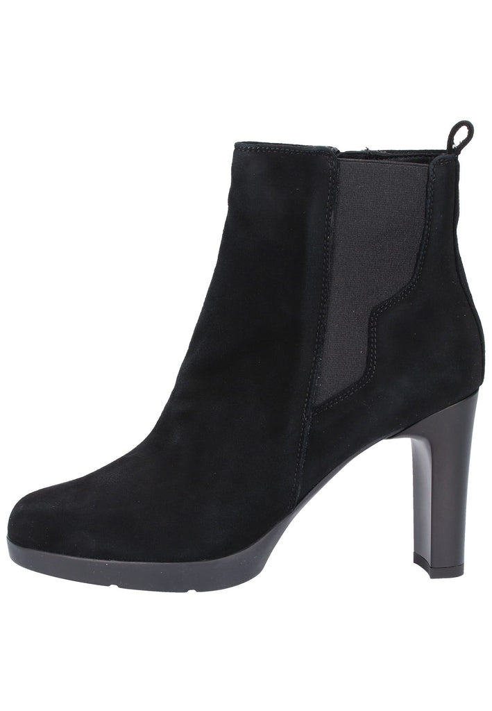 Geox Stiefelette Veloursleder Schwarz - surf4shoes