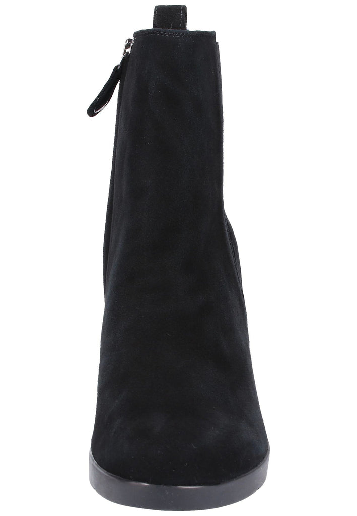 Geox Stiefelette Veloursleder Schwarz - surf4shoes