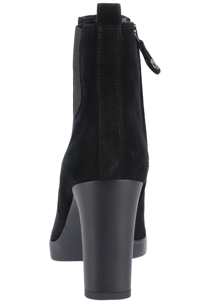 Geox Stiefelette Veloursleder Schwarz - surf4shoes