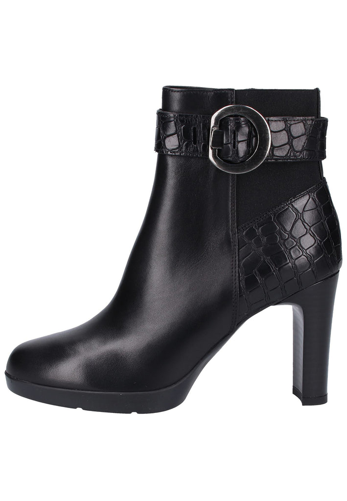Geox Stiefelette Nappaleder Schwarz - surf4shoes