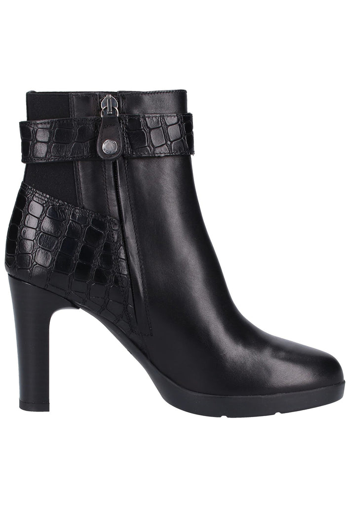 Geox Stiefelette Nappaleder Schwarz - surf4shoes