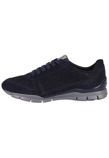 Geox Sneaker Veloursleder/Textil Blau - surf4shoes