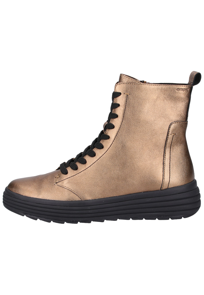 Geox Stiefelette Veloursleder Bronze - surf4shoes