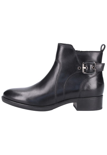 Geox Stiefelette Leder Schwarz - surf4shoes