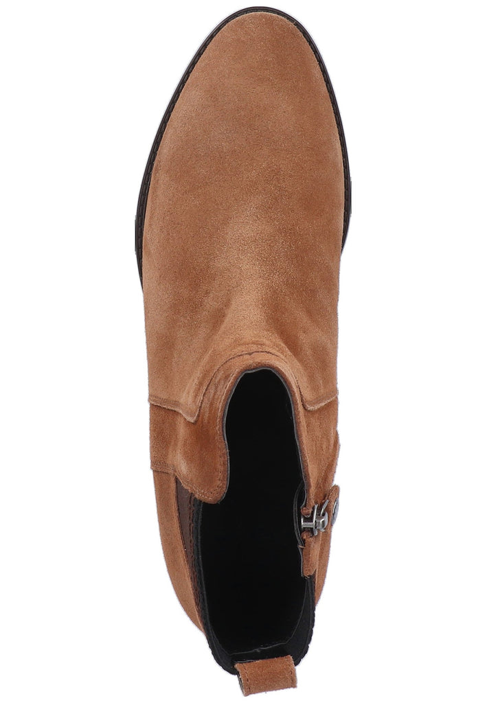 Geox Stiefelette Veloursleder Tabak - surf4shoes