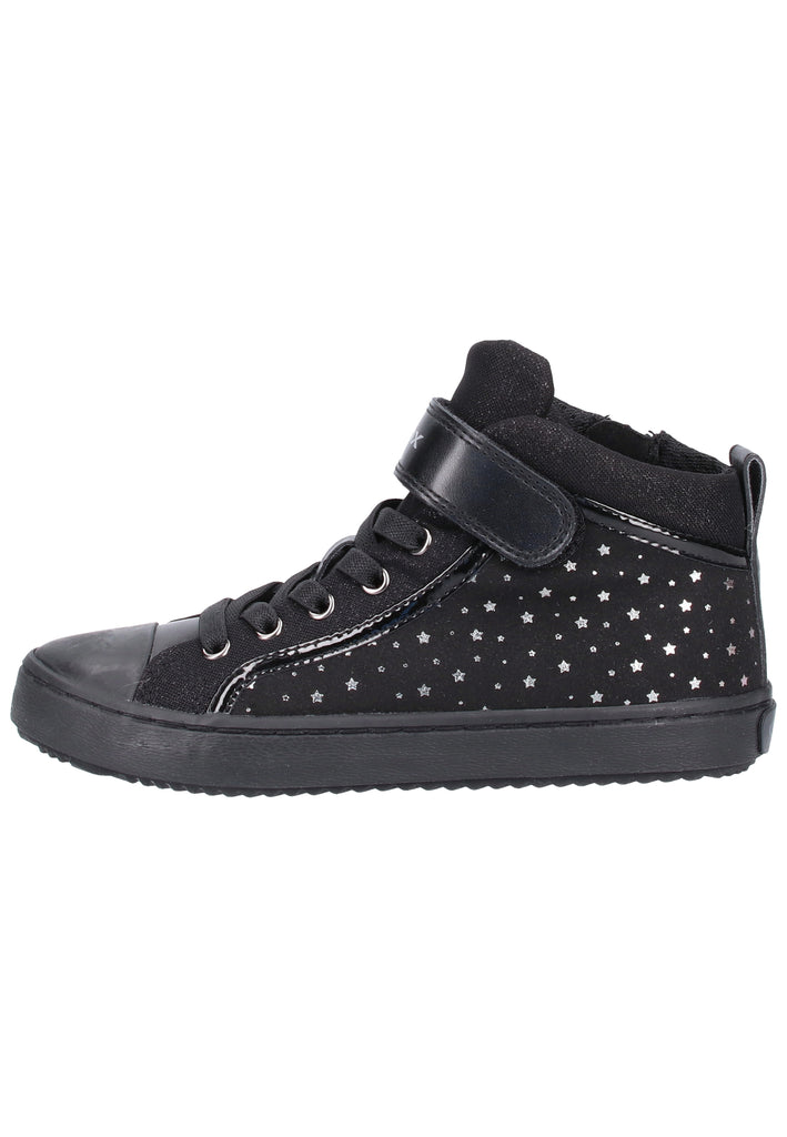 Geox Sneaker Lederimitat/Textil Schwarz - surf4shoes