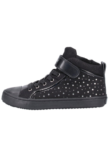 Geox Sneaker Lederimitat/Textil Schwarz - surf4shoes
