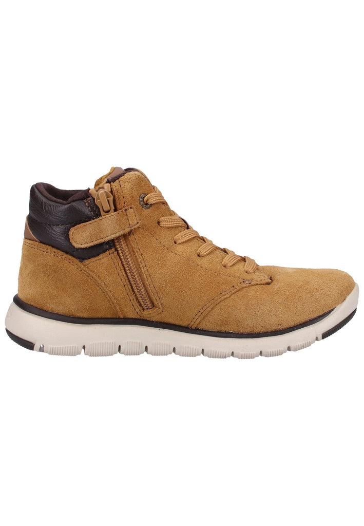 Geox Stiefelette Veloursleder/Textil Golden Tan - surf4shoes