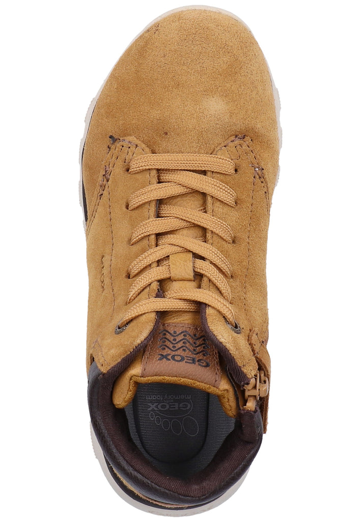 Geox Stiefelette Veloursleder/Textil Golden Tan - surf4shoes