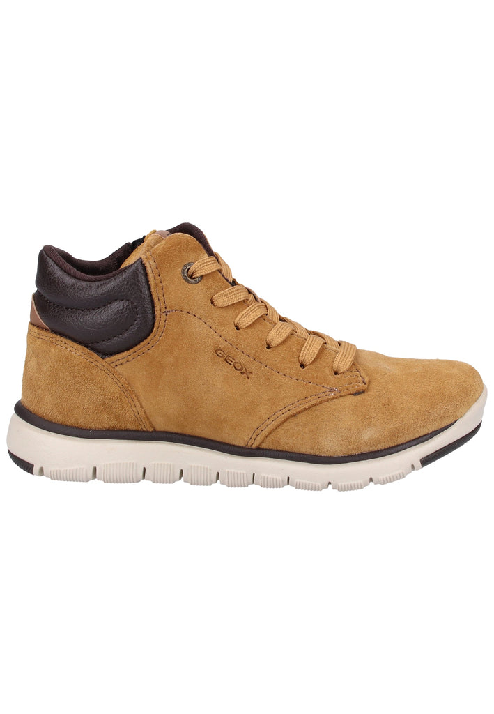 Geox Stiefelette Veloursleder/Textil Golden Tan - surf4shoes