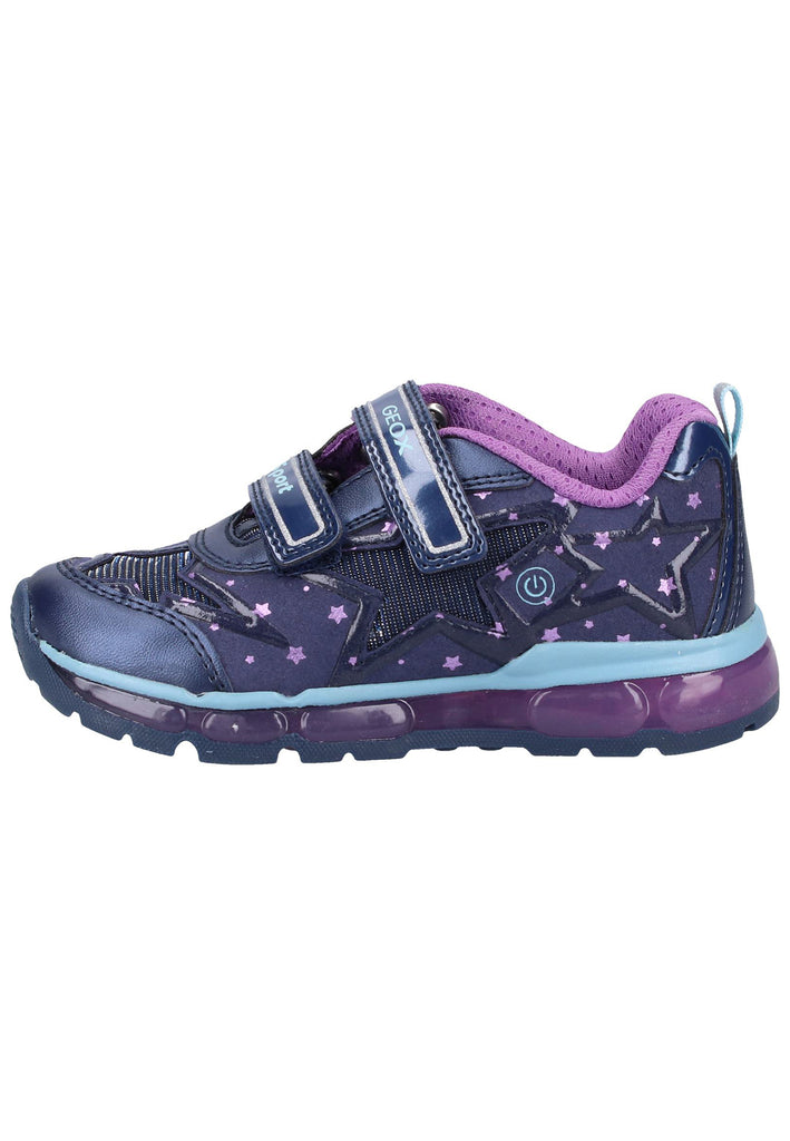 Geox Sneaker Lederimitat/Mesh Navy - surf4shoes