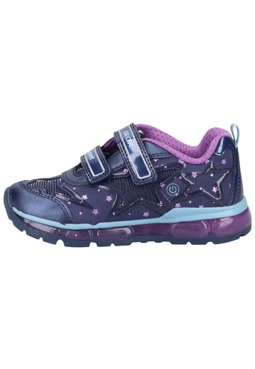 Geox Sneaker Lederimitat/Mesh Navy - surf4shoes