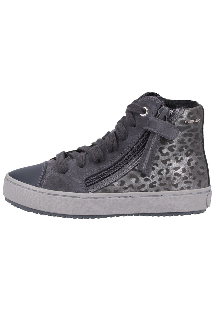 Geox Sneaker Nappaleder Dunkelgrau - surf4shoes
